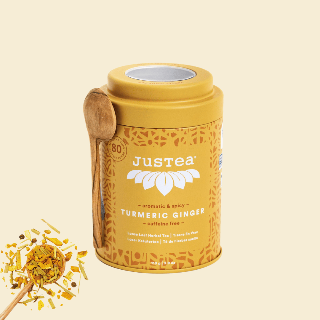 JUSTEA "Turmeric Ginger" Fairtrade Ingwer-Kurkuma Tee